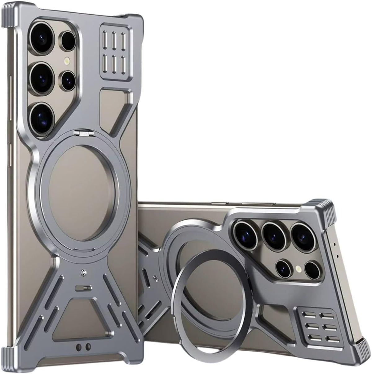 Aluminum Case X Shape For Samsung