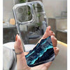 Mountain Blue Glowing Pattern Phone Case