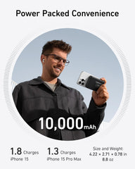 Anker Wireless Power Bank 2X Faster 10k magnatic with stand