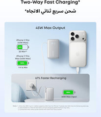 Anker Nano Power Bank, 45W 10,000mAh Portable Charger