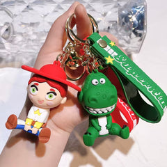Rubber Keychain Toy Story - Jessie Set - Red