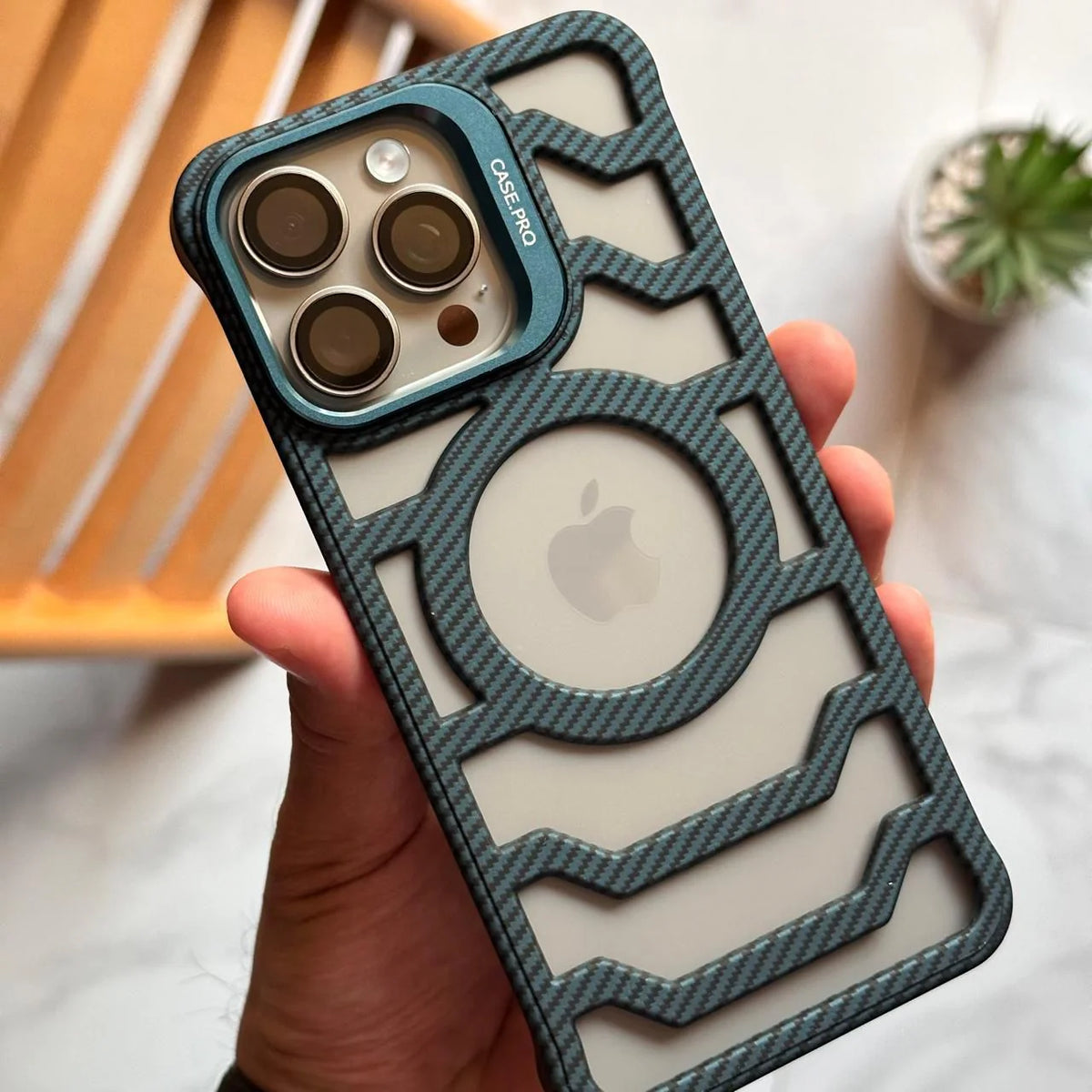 Carbon Viber Round Case