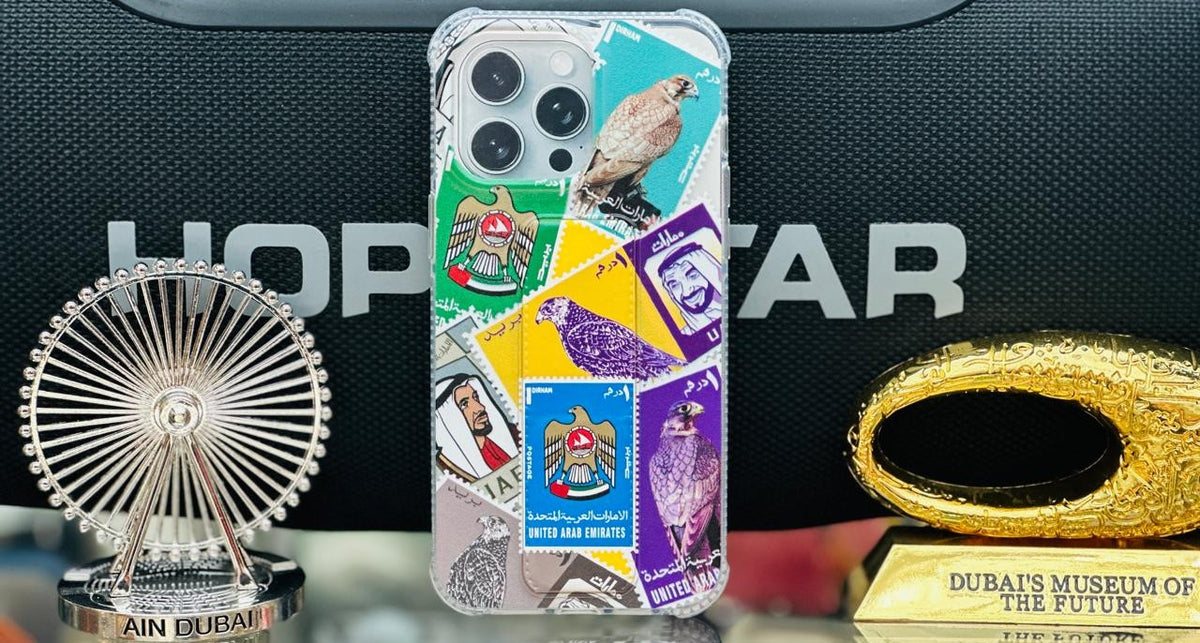 Uae Mark Transparent With hand Strap Post Stamp Uae