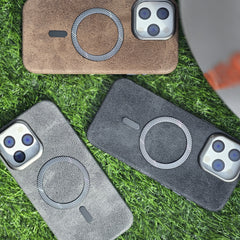 Slim Fit Rubber Metal Magsafe Case With Camera Shield