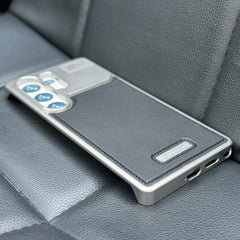 Aluminum With Leather Magsafe Perfume Case Easy Fixing For Samsung