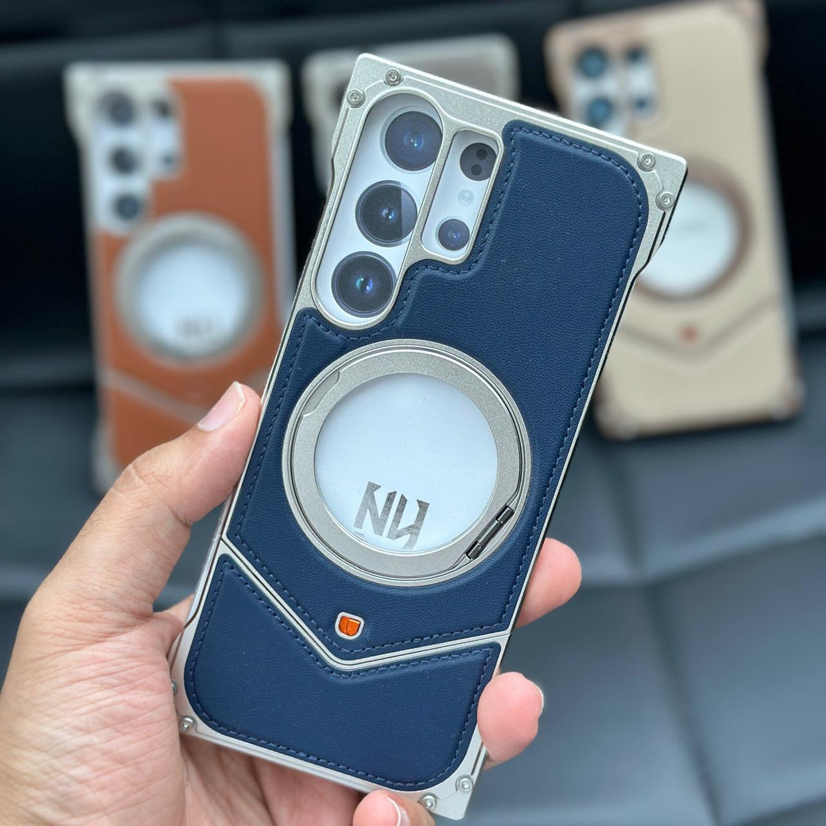 Aluminum With Leather Easy Fixing