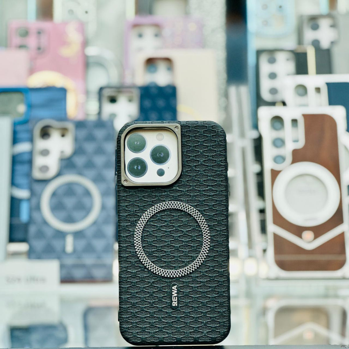 Woven texture magsafesg sheild case