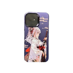 Anime Cute Girl With Sord Case