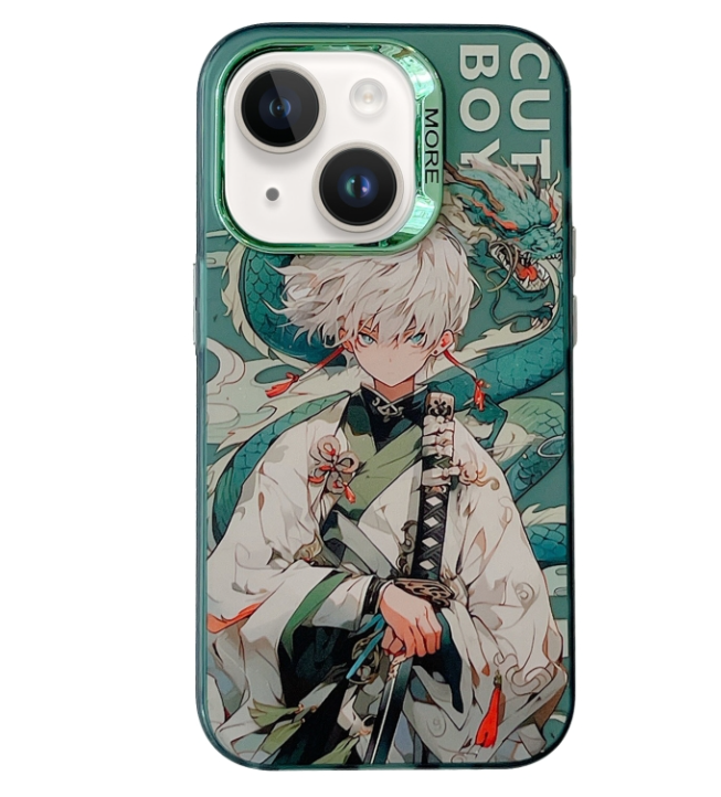 Anime Cute Boy With Dragon Case