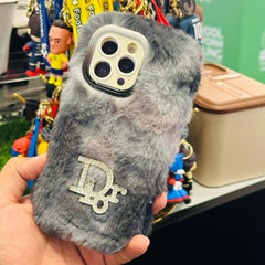 Fur Ladies Case Dior Logo