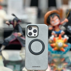 RimbMax Hard Silicon Case With 360 Aluminum Stand Magsafe