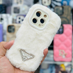Fur Ladies Case Prada Logo