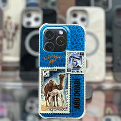 Uae Mark Transparent With hand Strap Post Stamp Dubai Camel