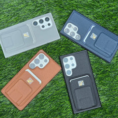 Rimbmix Leather Case With Wallet And Stand