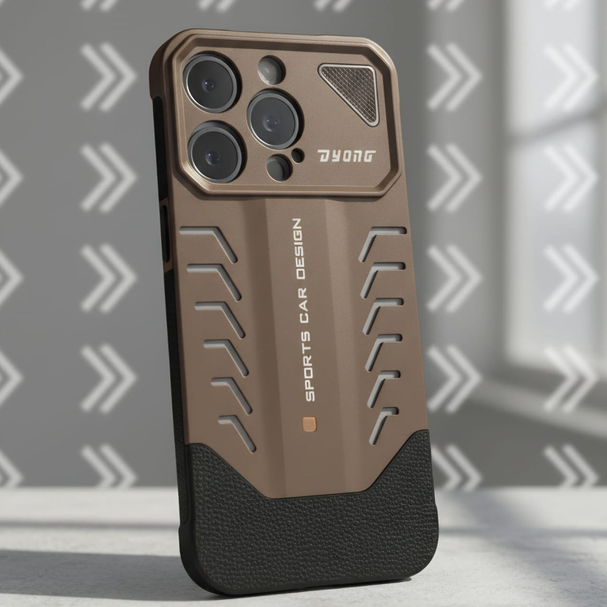 Aluminum With Hard Leather Easy Fixing