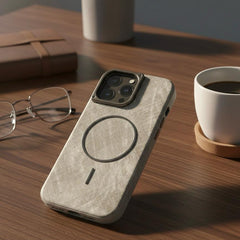 Titanium Fiber Texture MagSafe Case