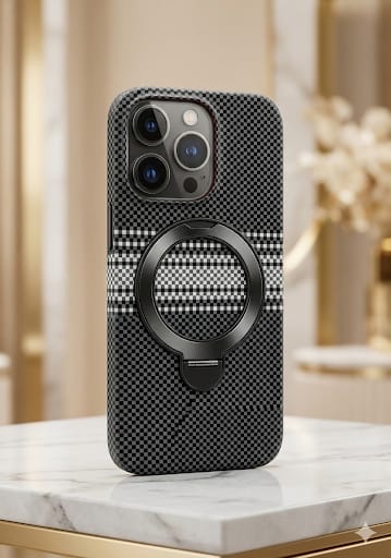 Aramid Fiber MagSafe Kickstand Case