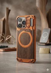 Urban Industrial Wood & Metal Hybrid Case