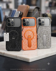 Luxury Diamond Glitter Case with Magnetic Ring Kickstand