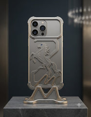 Metal Horse Skeleton / Bumper Phone Case