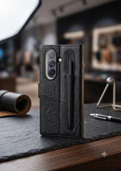 Leather Folio Case with S Pen Holder (for Samsung Galaxy Z Fold)