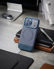 MoobiFi Textured Fabric MagSafe Case for iPhone