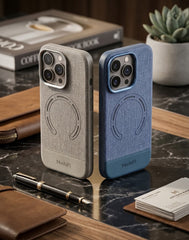 MoobiFi Textured Fabric MagSafe Case for iPhone