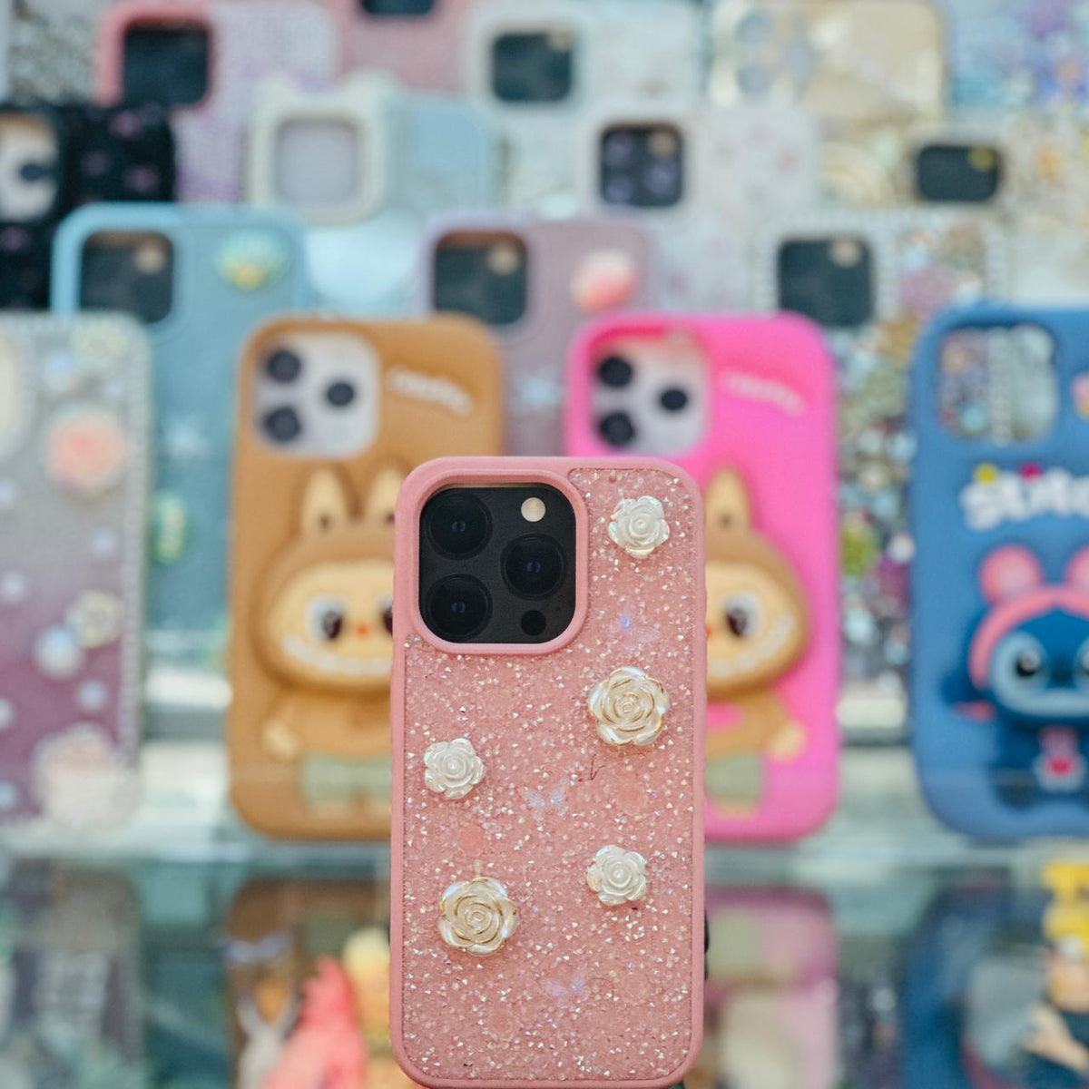 iPefet Flower With Gliter