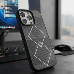 Goyard Style Geometric Pattern Case