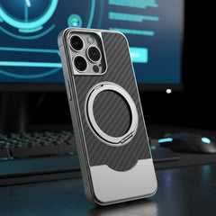 Carbon Fiber Magnetic Kickstand Case
