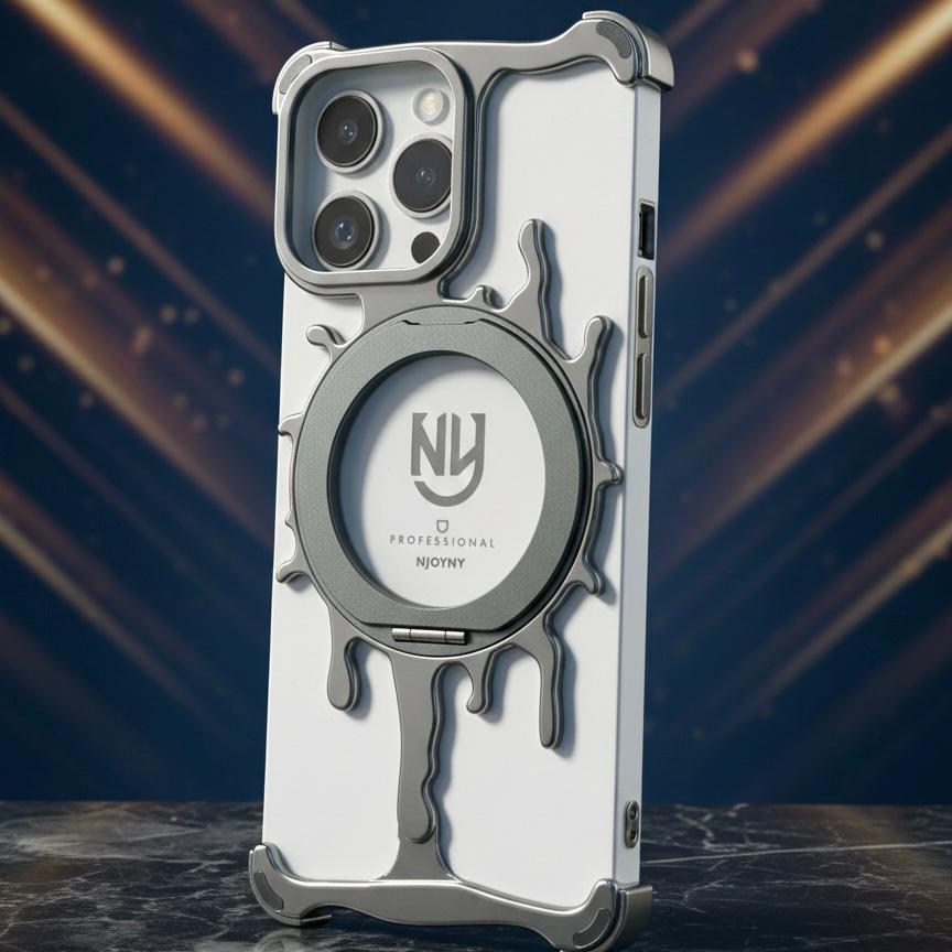 Luxury Liquid Metal "Drip" Frame Case