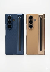 Premium Leather S-Pen Slot Foldable Case