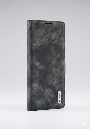 Retro Matte Leather Wallet Flip Case