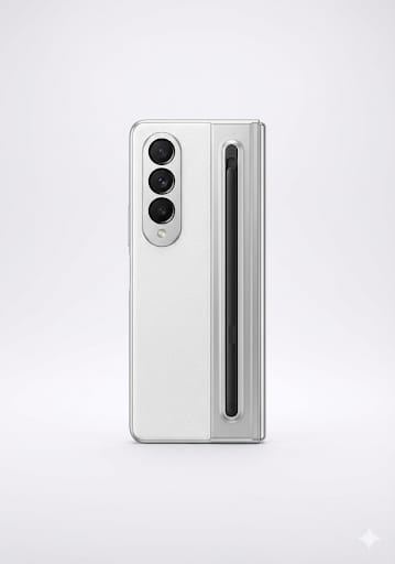 Premium Leather S-Pen Slot Foldable Case