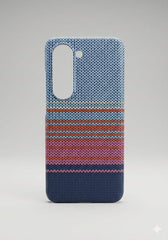 Sunset Gradient Knitted Texture Aesthetic Case