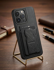MoobiFi Leather Phone Case (with Hand Strap / Kickstand)