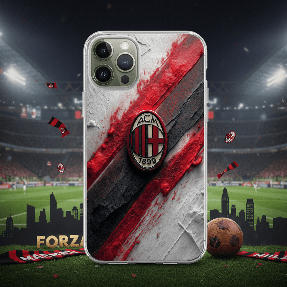 AC Milan Map Rubber Case - Elite Phones