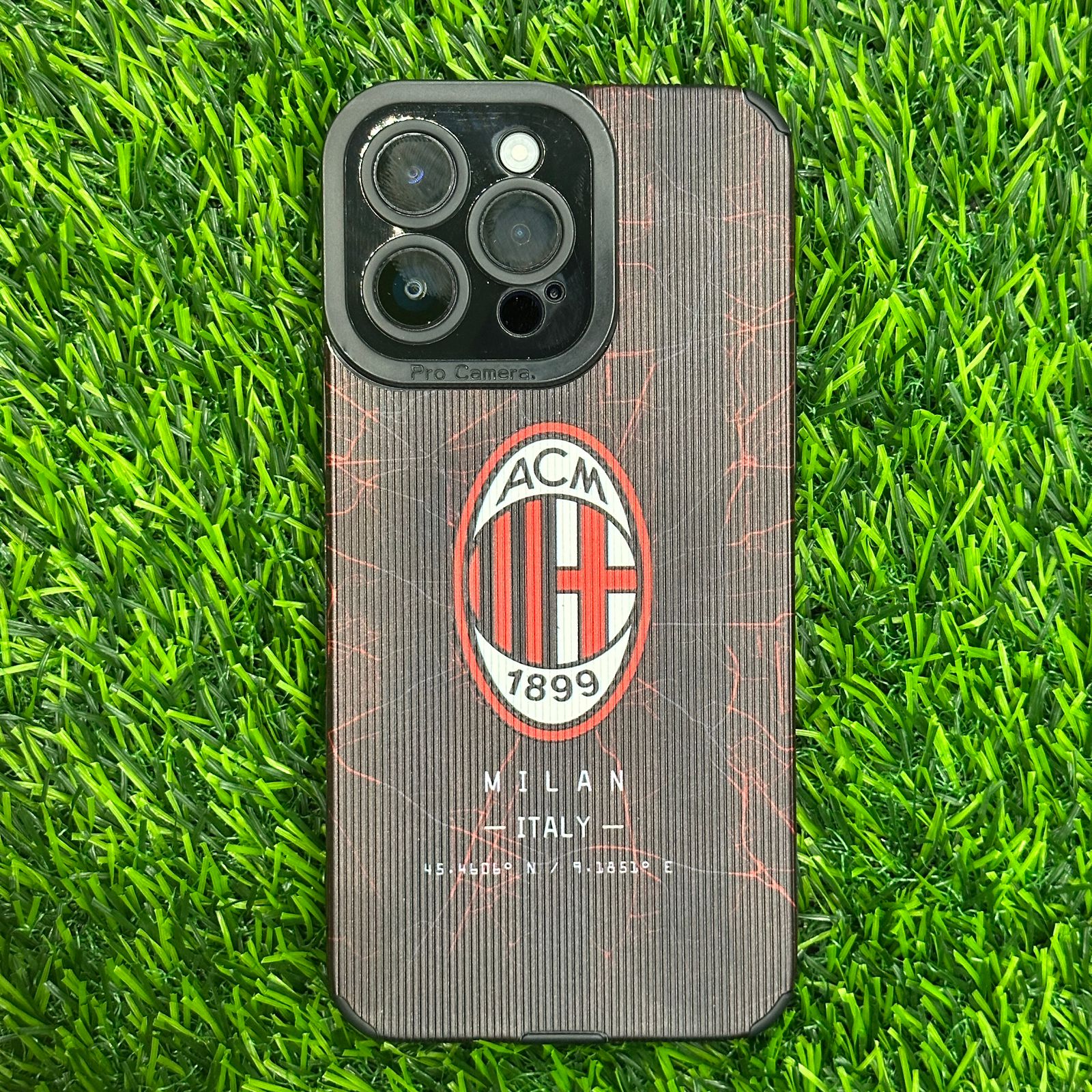 AC Milan Rubber Case - Elite Phones