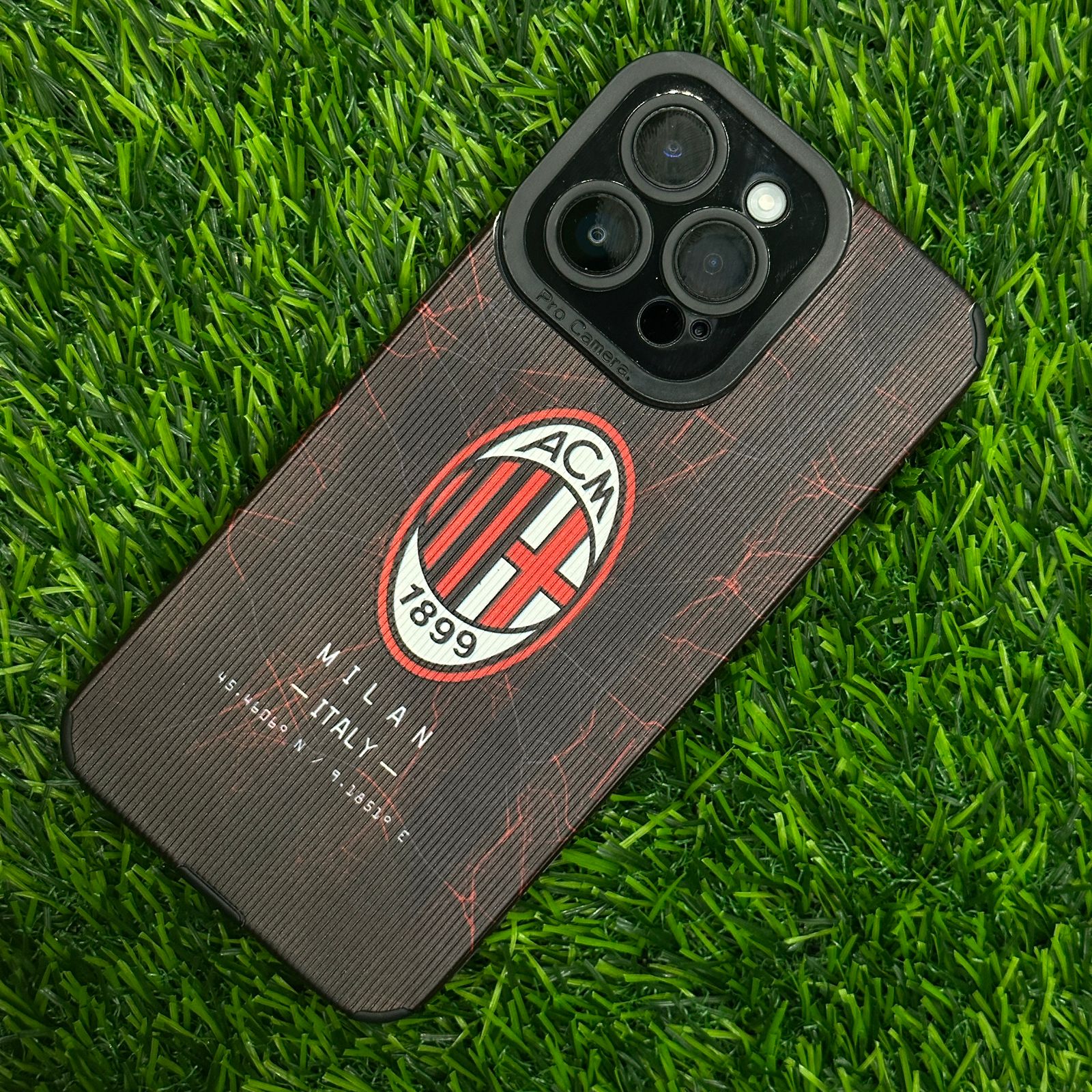 AC Milan Rubber Case - Elite Phones