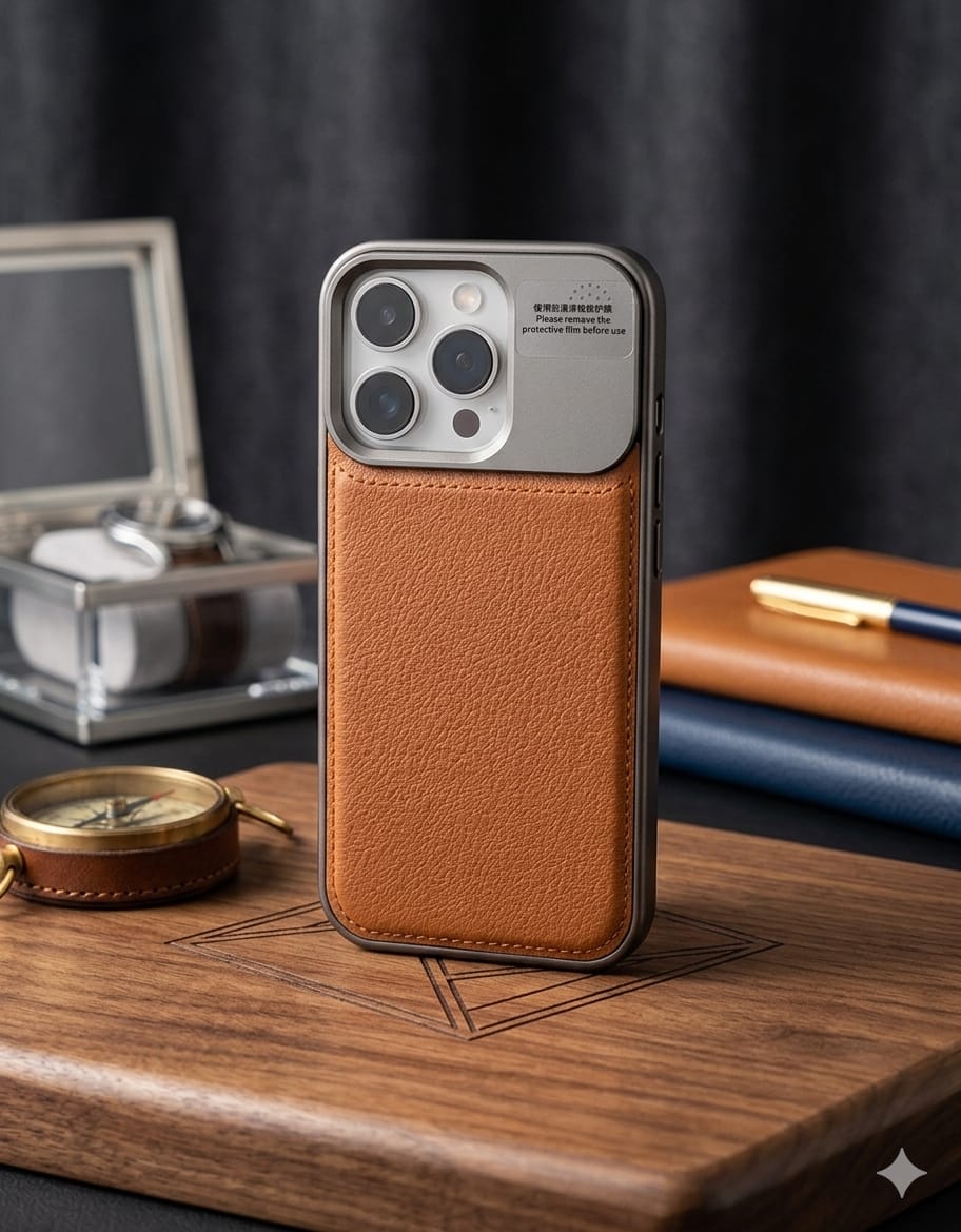 AETERNA Premium Leather Minimalist Phone Case - Elite Phones