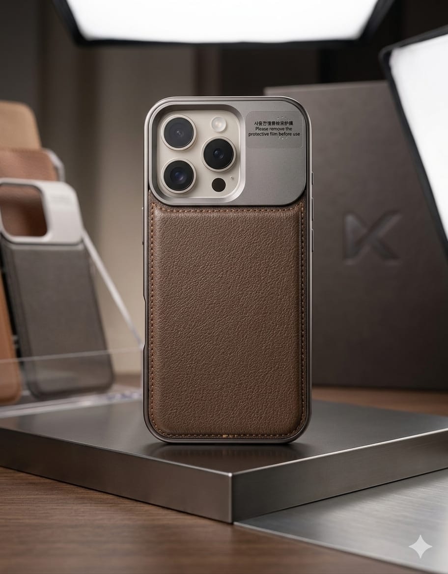 AETERNA Premium Leather Minimalist Phone Case - Elite Phones