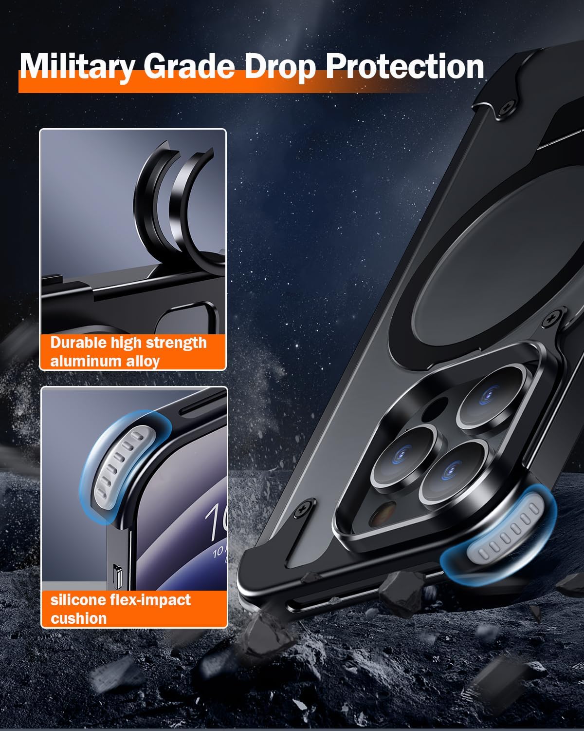 Aluminum Case With Acrylic And Screw - Elite Phones