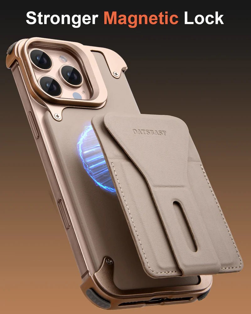 Aluminum Case With Leather And Screw&Leather Wallet - Elite Phones
