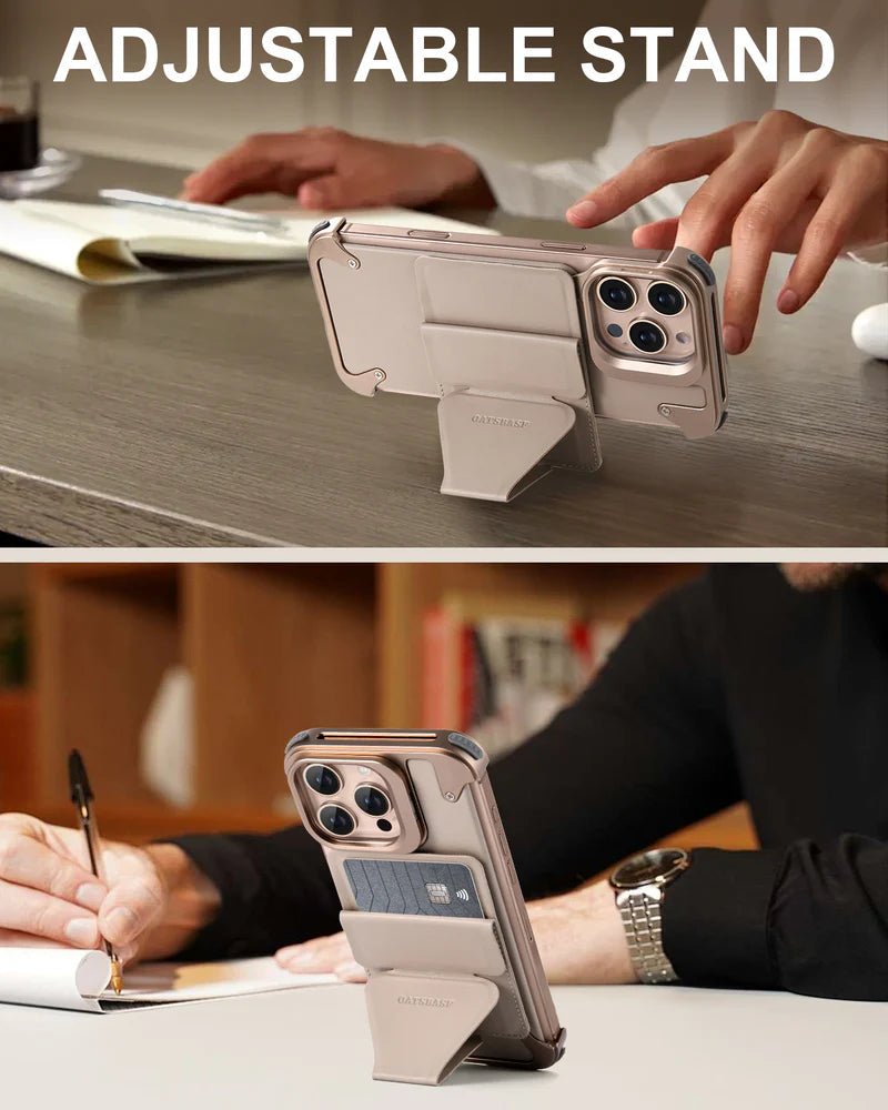 Aluminum Case With Leather And Screw&Leather Wallet - Elite Phones