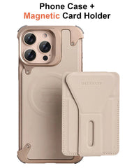 Aluminum Case With Leather And Screw&Leather Wallet - Elite Phones