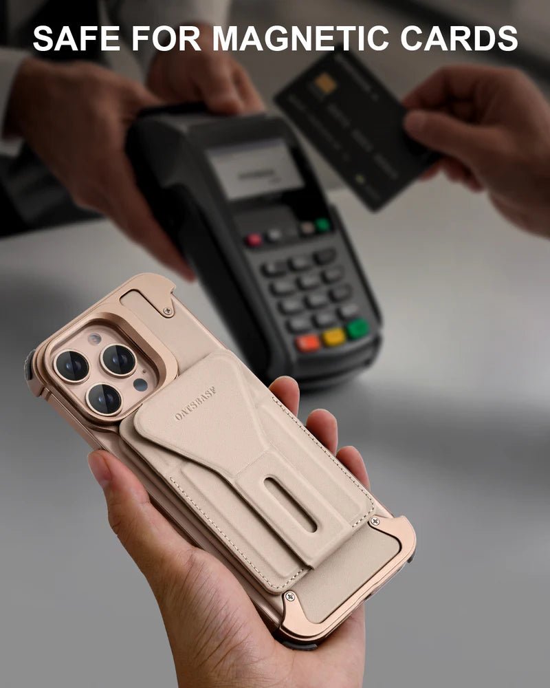Aluminum Case With Leather And Screw&Leather Wallet - Elite Phones