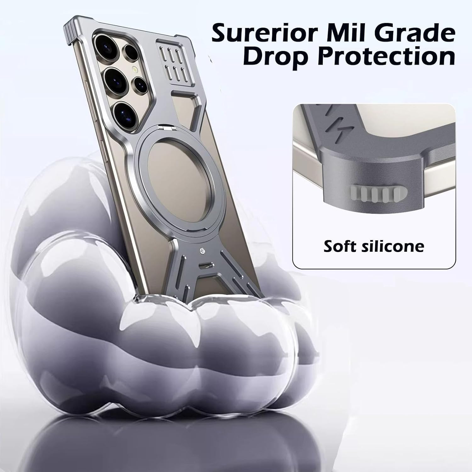 Aluminum Case X Shape For Samsung - Elite Phones