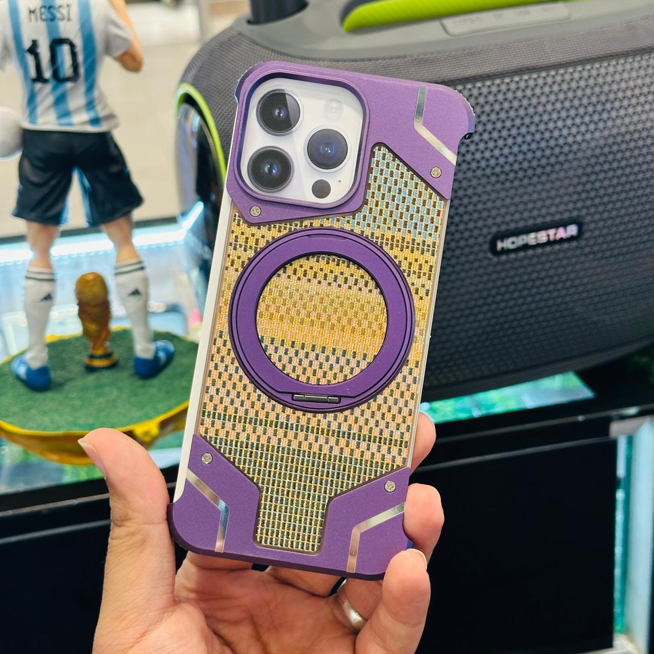 Aluminum With Acrylic Snake Skin Color Armor Design - Elite Phones