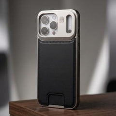 Aluminum With Leather Magsafe Perfume Case Easy Fixing - Elite Phones