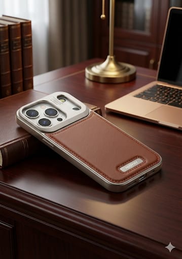 Aluminum With Leather Magsafe Perfume Case Easy Fixing - Elite Phones
